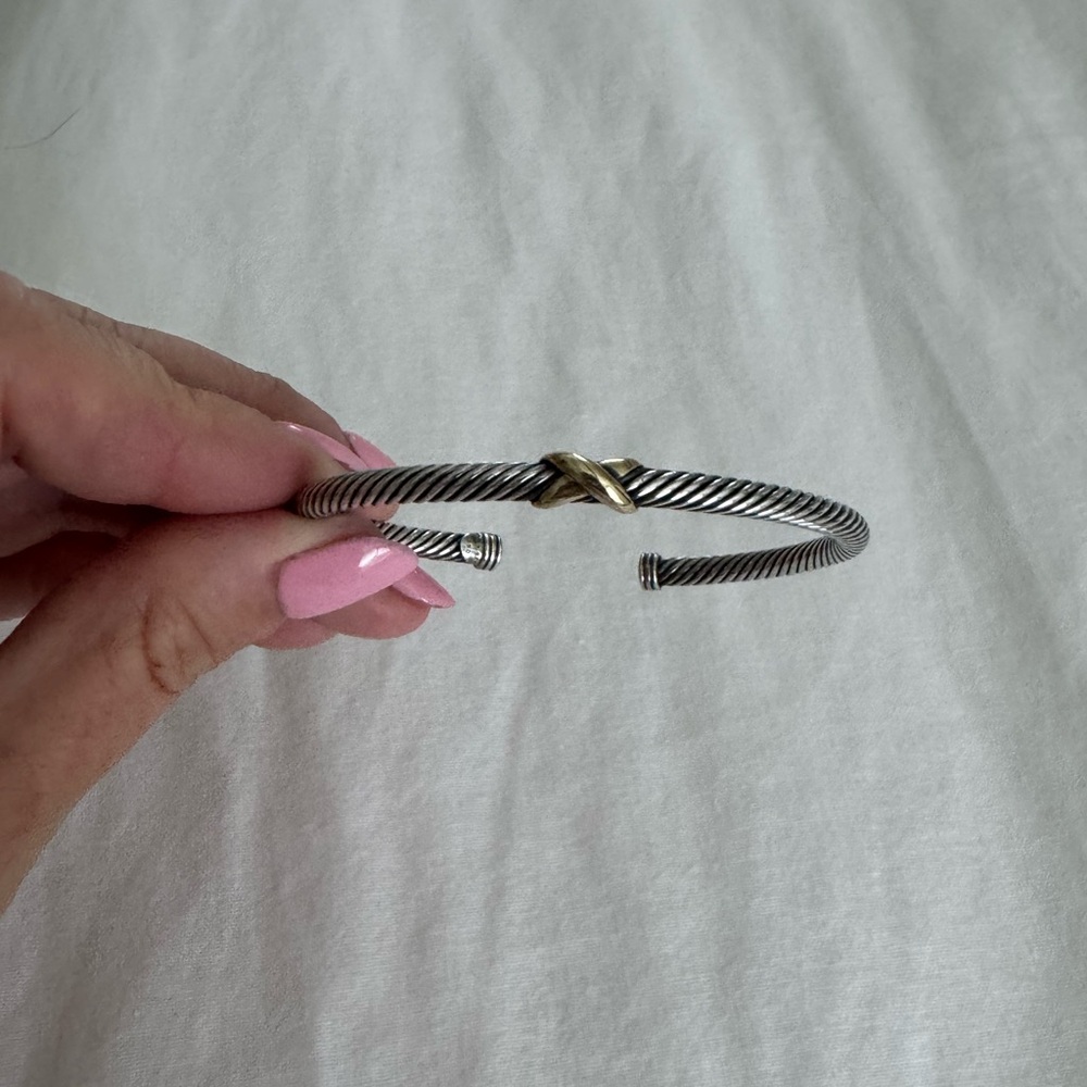 David Yurman X Classic Cable Station Bracelet